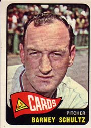 1965 Topps Baseball Cards      028      Barney Schultz